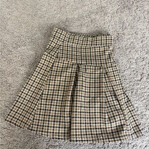 Plaid A-Line Women's Skirt